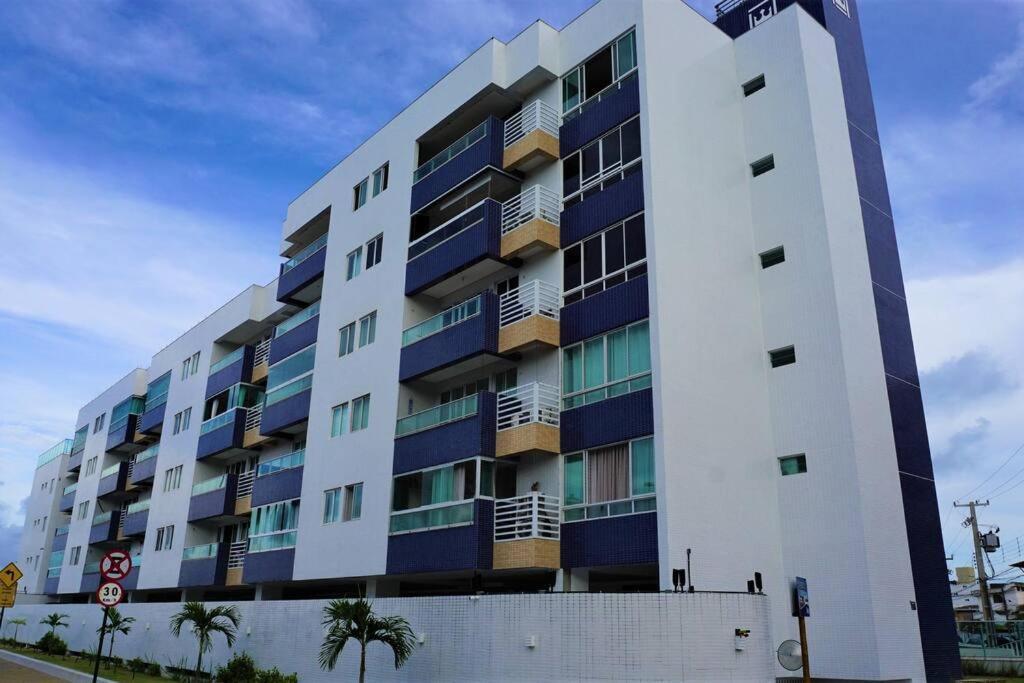 Joao Pessoa, A Dois Passos Do Paraiso, 2 Suites Com A/C, Vista Panoramica Para O Mar Do Bessa, Portaria 24H E 2 Vagas De Garagem Exterior photo